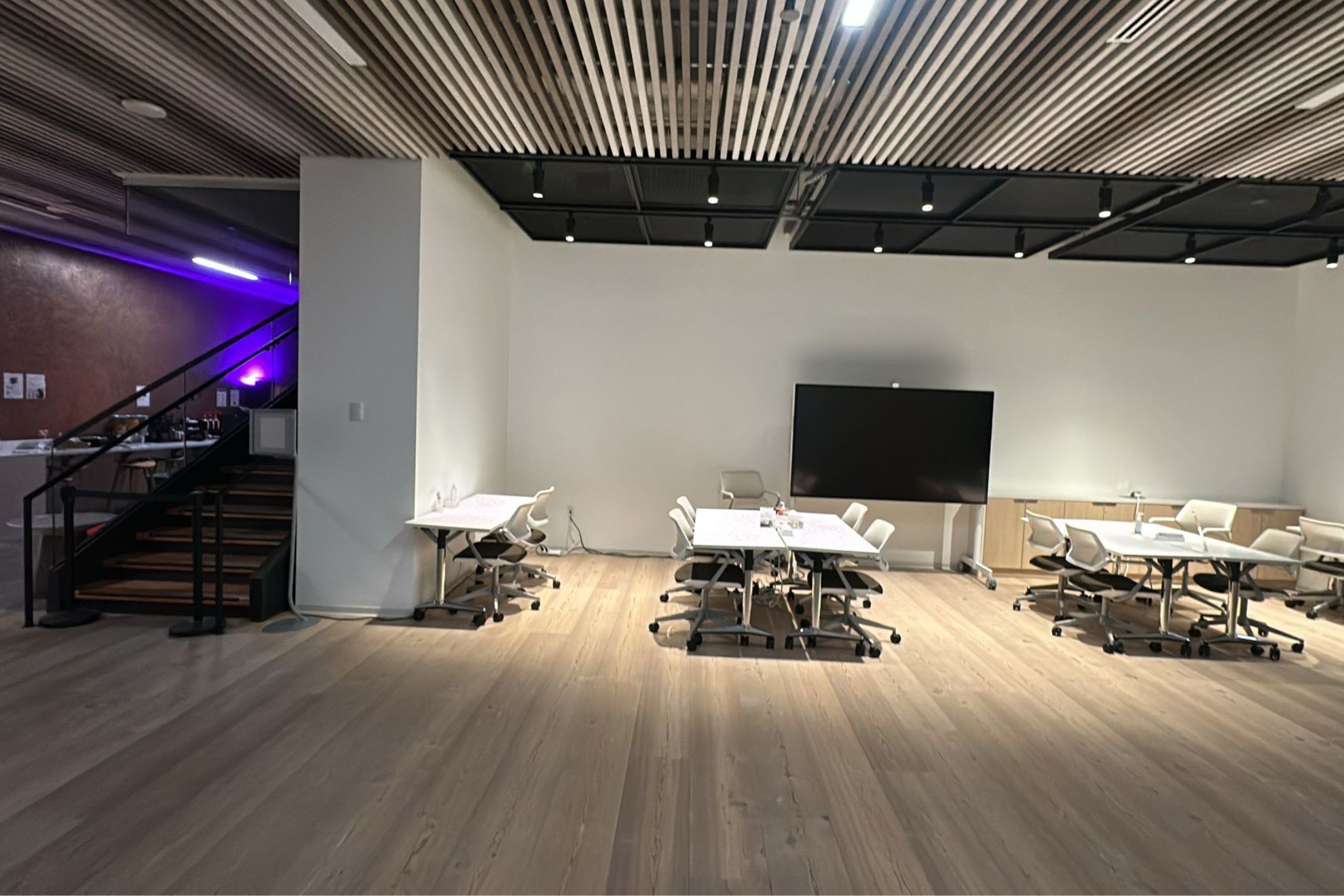 Office slat ceiling