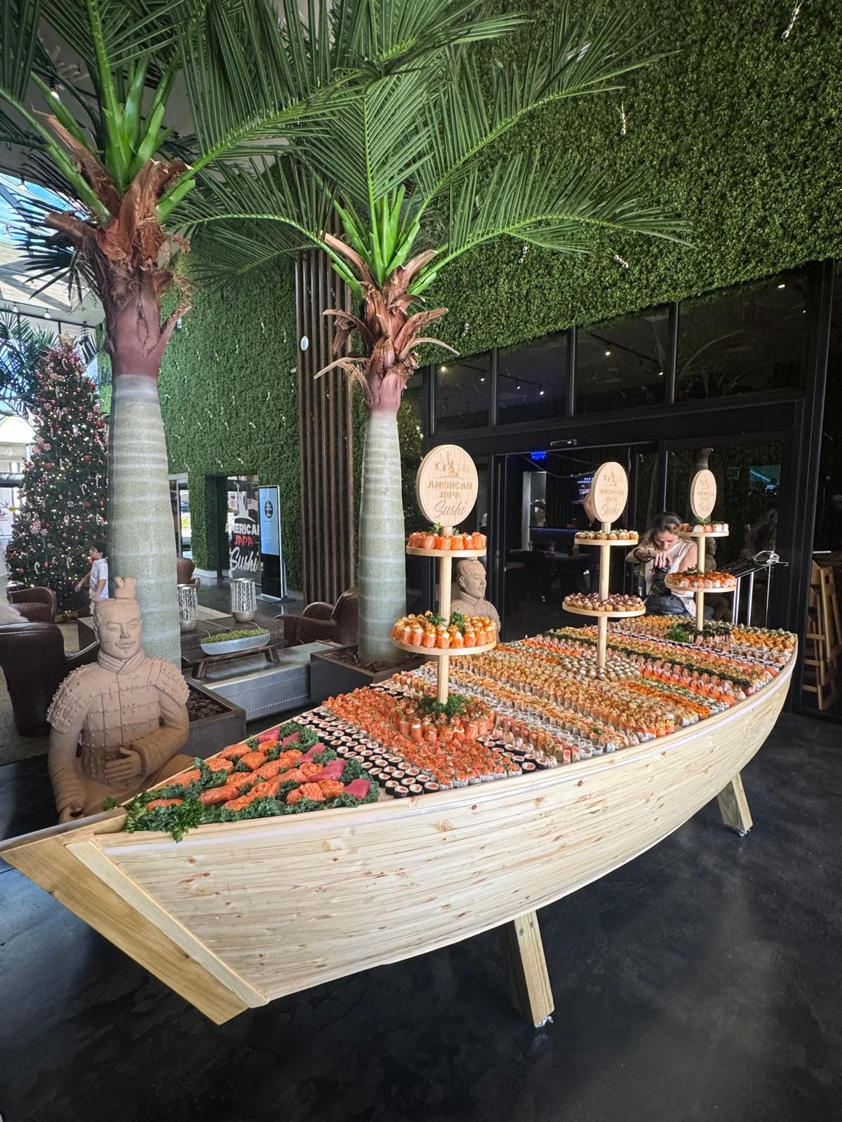 Sushi Boat Centerpiece &mdash; Hospitality